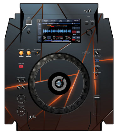 Pioneer DJ XDJ 1000 Skin Rifter Orange